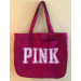 Сумка тоут Victoria's Secret PINK Purple & White zip up Big Shoppers Gym Tote BAG Purs